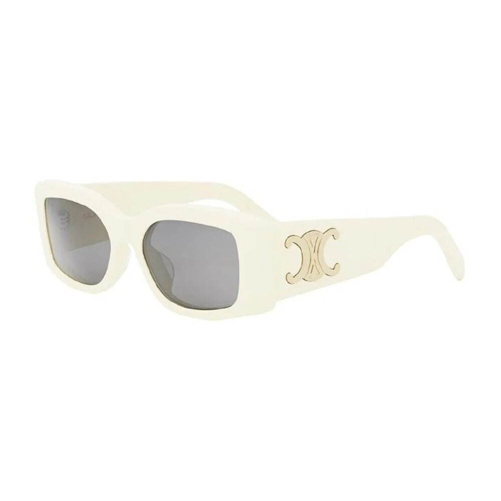 NEW CELINE SUNGLASSES IVORY GREY WOMEN EYEWEAR CELINE CL40282U 25A